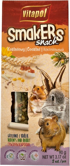 Vitapol Smakers Dla Gryzoni - Koktajlowy 2Szt