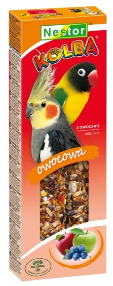 Nestor Kolba Dla Średniej Papugi Owocowa 2Szt