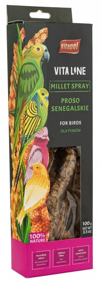 Vitapol Proso Senegalskie 3 Kłosy / Opakowanie 100G