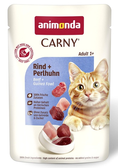 Animonda Carny Megapakiet Carny 24 x 85 g Wołowina i perliczka
