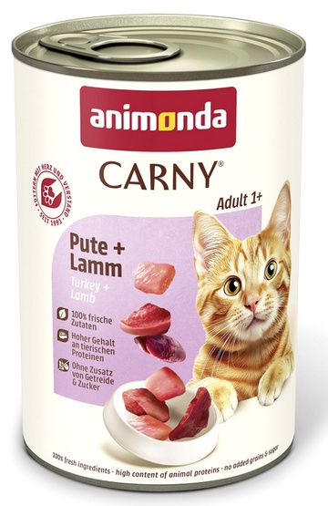 Korzystny pakiet Animonda Carny Adult, 12 x 400 g - Indyk z jagnięciną