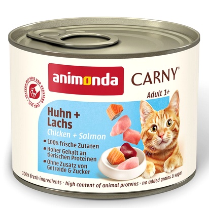 Animonda Carny Carny Adult 6 x 200 g Kurczak z łososiem