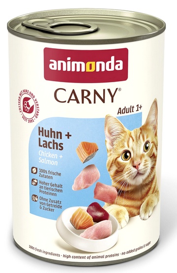 Animonda Carny Carny Adult 6 x 400 g Kurczak z łososiem