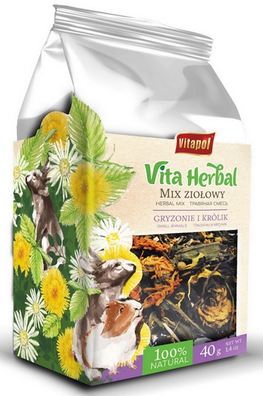 Vitapol Mix ziołowy dla gryzonia i królika 40g