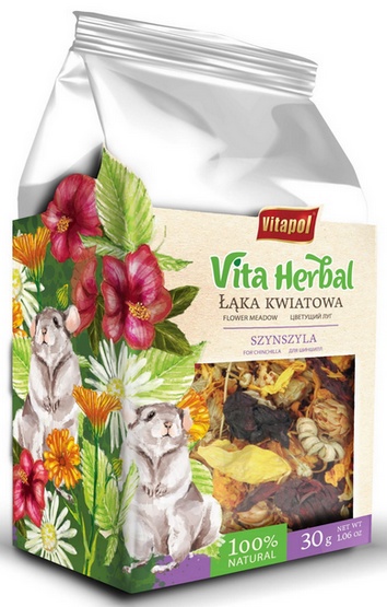 Vitapol Łąka Kwiatowy dla szynszyli 30g