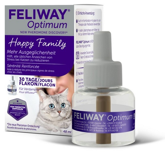 Feliway Optimum dyfuzor antystresowy - Flakonik, 48 ml