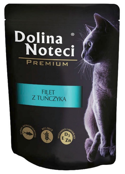 Dolina Noteci Premium filet z tuńczyka dla kotów 85g 48481-uniw