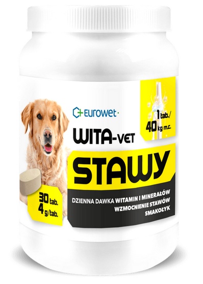 EUROWET WITA-VET STAWY DLA PSA 4G x 30TAB - 1TAB NA 40KG M.C.