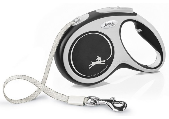 Flexi Smycz oryginalna New Comfort czarna M 5m do 25kg taśma 804364