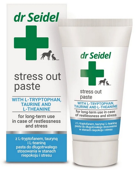 Dr Seidel Stress Out Pasta w Stanach Niepokoju i Stresu Dla Psów i Kotów 30 g