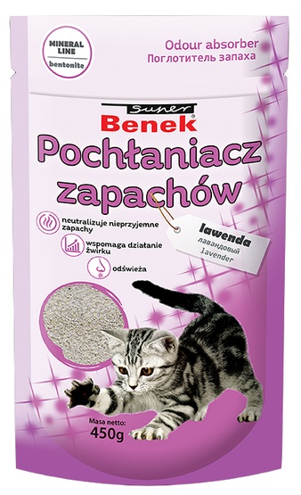 Certech Super Benek Pochłaniacz Zapachów Lawendowy 450g