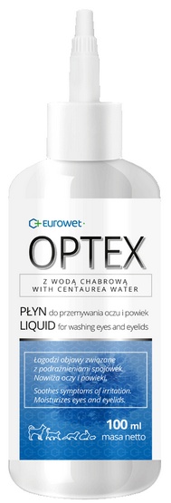 Opinie o  Optex - Płyn do przemywania oczu i powiek psa lub kota 100ml