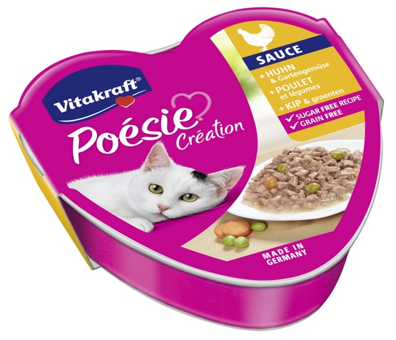 Vitakraft Poesie sos kurczak z warzywami tacka 85g MS_15939