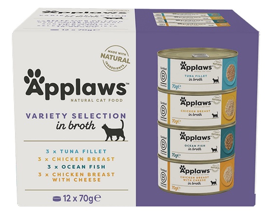 Applaws puszki dla kota Multipak Supreme 12x70g