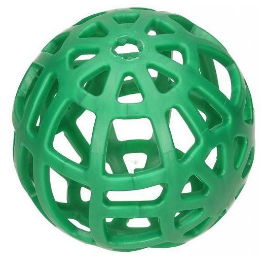 Sum-Plast Piłka ażurowa dla Psa dużego i średniego mix kolorów 14cm