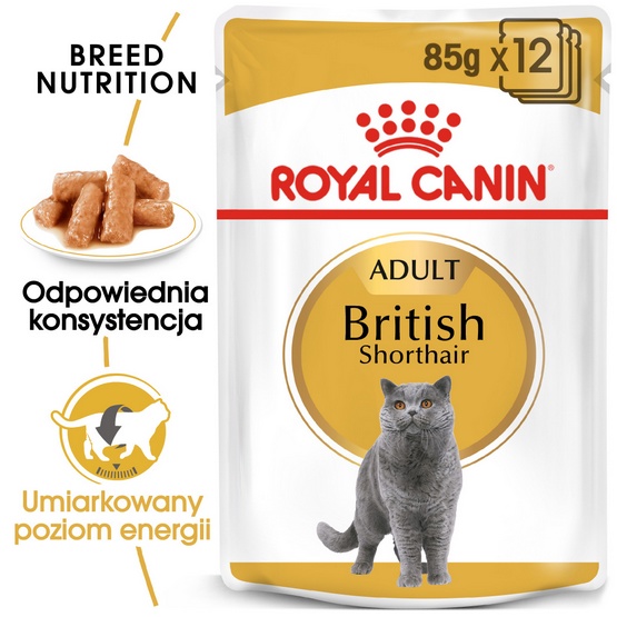 Royal Canin Feline Breed British Shorthair Saszetka 85g 13037