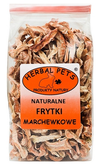 Herbal Pets Naturalne Frytki Marchewkowe 100g