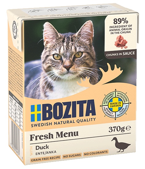 BOZITA Kawałki w galaretce z kaczką 370g