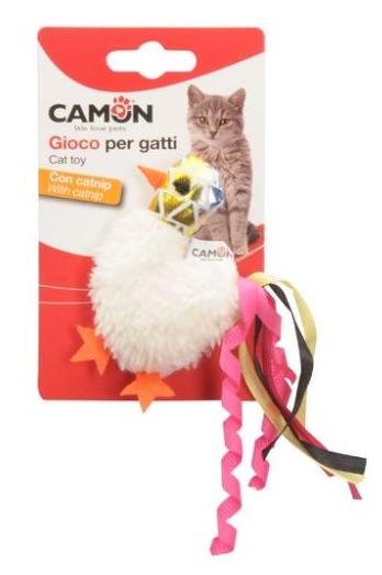 Camon Zabawka dla Kota z Kocimiętką Świecący Ptak 8cm