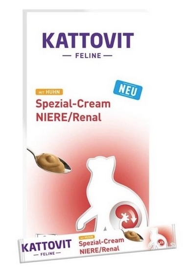 Kattovit Renal specjalistyczny krem kurczak 66 x 15 g