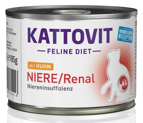 Kattovit 10 + 2 gratis! Special Diet, 12 x 185 g - Niere/Renal, kurczak