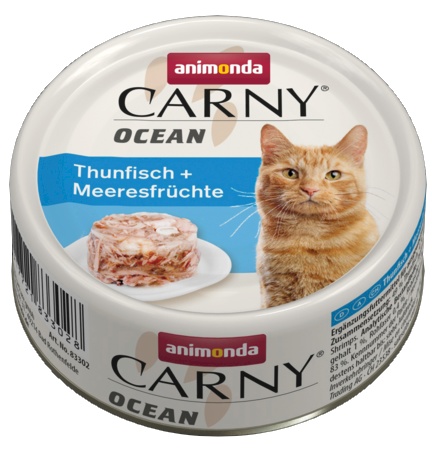 Animonda Carny Ocean Cat smak: tuńczyk i owoce morza 80g