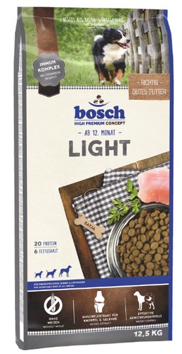 Bosch Petfood Hundefutter Light, 1Er Pack (1 X 12.5 Kg)