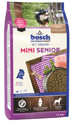 Karma sucha dla psa Bosch Petfood Mini Senior, 1 kg
