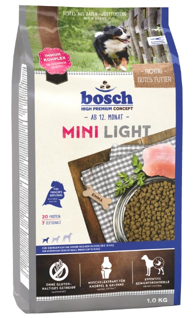 Bosch Petfood Hundefutter Mini Light 1 Kg