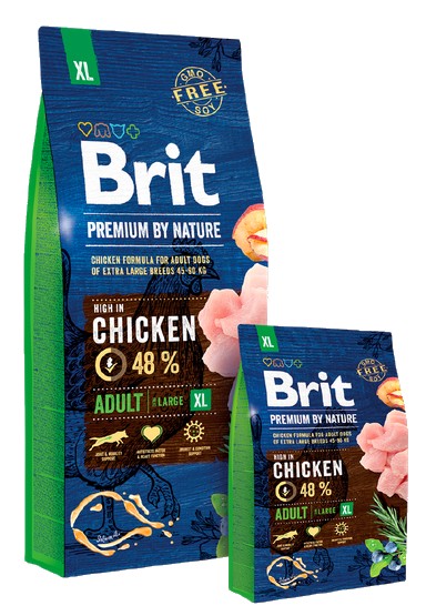 Brit Premium By Nature Adult Extra Large XL 15 kg