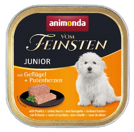 Animonda vom Feinsten Junior Drób i Serca Indyka 150gx 24 szt