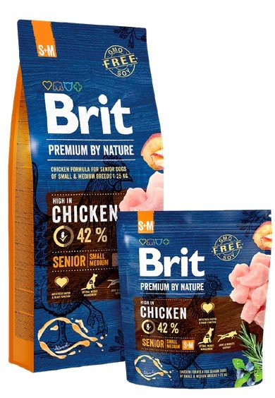 Brit Premium by Nature Senior S +M 3kg 
