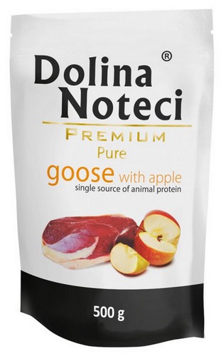 Dolina Noteci Premium Pure Gęś Z Jabłkiem 500G