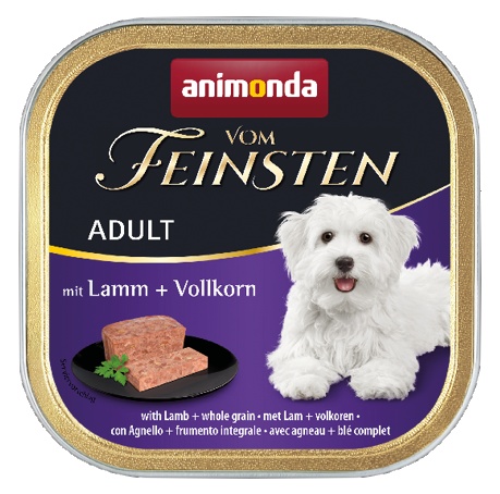 Animonda Dog Vom Feinsten Menue smak: jagnięcina z pełnymi ziarnami 150g