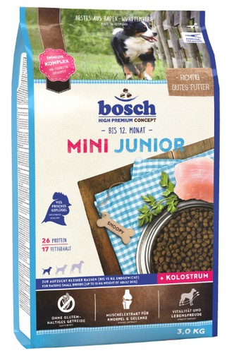 Bosch Petfood Hundefutter Mini Junior, 1Er Pack (1 X 3 Kg)