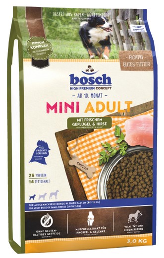 Bosch Petfood Mini Poultry&Millet drób i proso 3 kg
