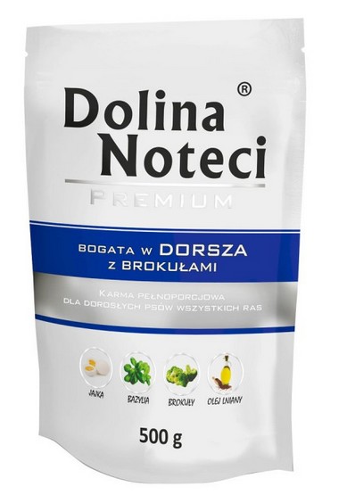 Dolina Noteci Premium Dorsz z brokułami 500g