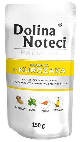 Dolina Noteci PREMIUM BOGATA W KURCZAKA DOYPACK 150 G