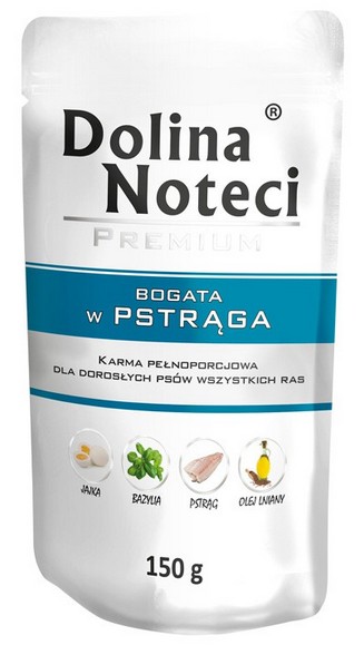 Dolina Noteci PREMIUM BOGATA W PSTRĄGA DOYPACK 150 G