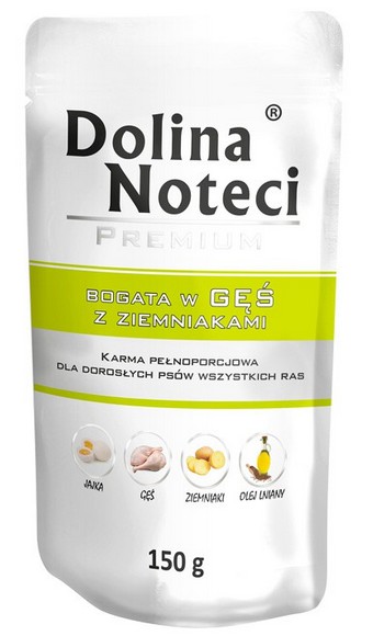 Dolina Noteci PREMIUM GĘŚ Z ZIEMNIAKAMI DOYPACK 150 G