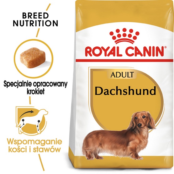 Royal Canin Dachshund Adult 1,5kg + Pojemnik na karmę 1,5kg 189350
