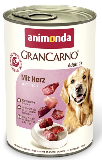 Animonda Gran Carno Adult Wołowina/Serca 400g AN82731