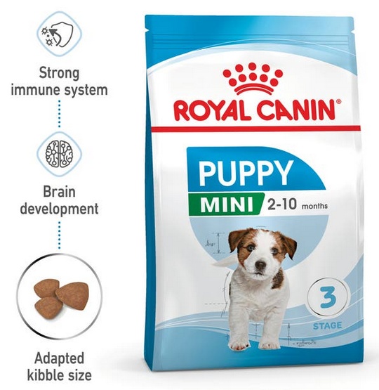 Royal Canin Mini Junior 8kg + Mini Junior 12x195g 172680