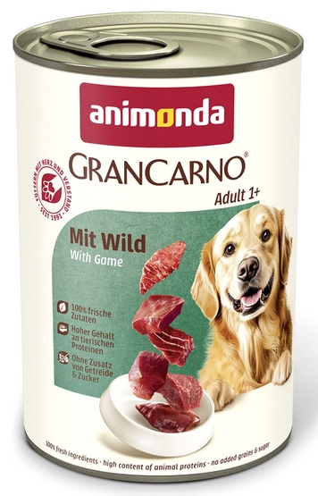 Animonda GRANCARNO 400G ADULT DZICZYZNA