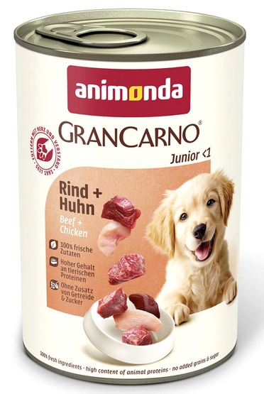 Animonda GranCarno Szczenięta Kurczak + Królik 400g 1117