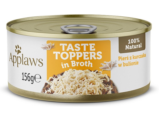 Applaws Taste Toppers w bulionie, 6 x 156 g - Kurczak
