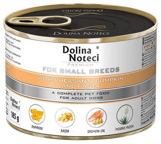 Dolina Noteci Premium Małe Rasy Z Bażantem Dynią I Makaronem 185g