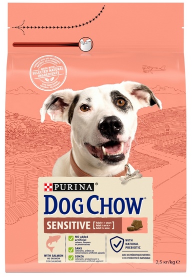 Purina Dog Chow Sensitive Adult Salmon&Rice 2,5 kg