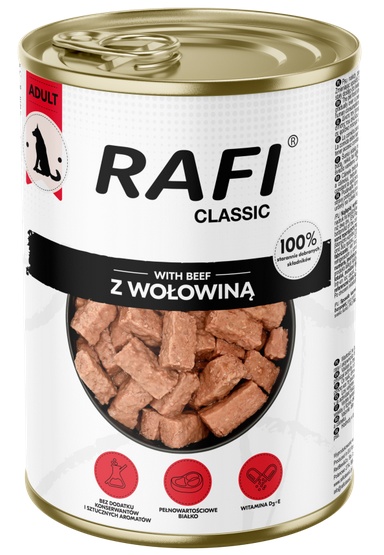 Dolina Noteci Rafi Classic Wołowina w Sosie 1240g 24061-uniw
