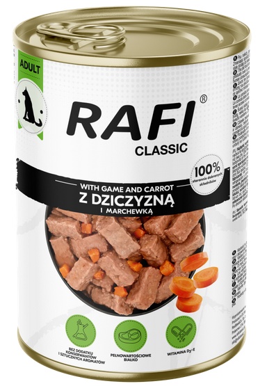 Dolina Noteci RAFI PIES 1250g CLASSIC DZIK i MARCHEW